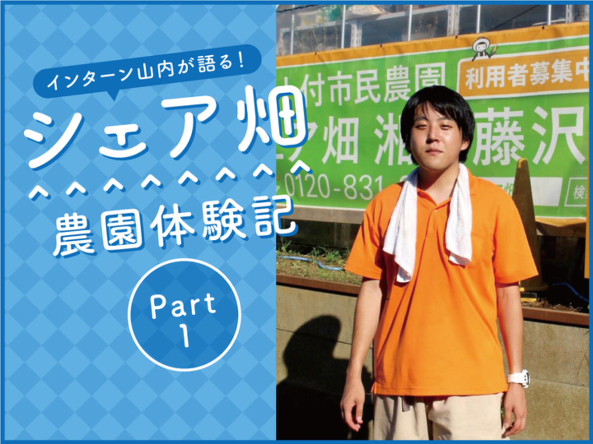 【シェア畑農園体験記part1】 畑で納涼祭って何!?インターン山内が行ってみた。