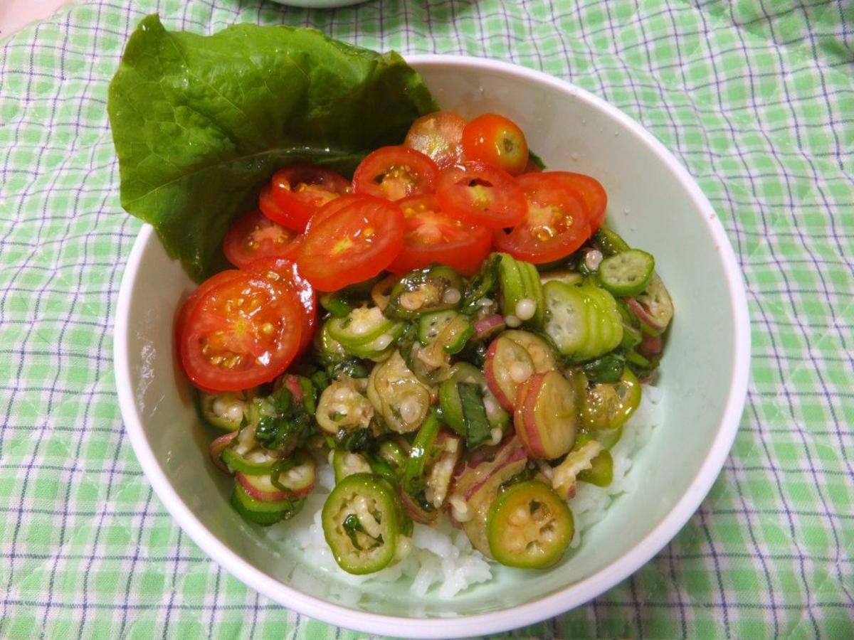 オクラ丼_麻生