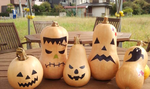 野菜を利用したハロウィンパーティー